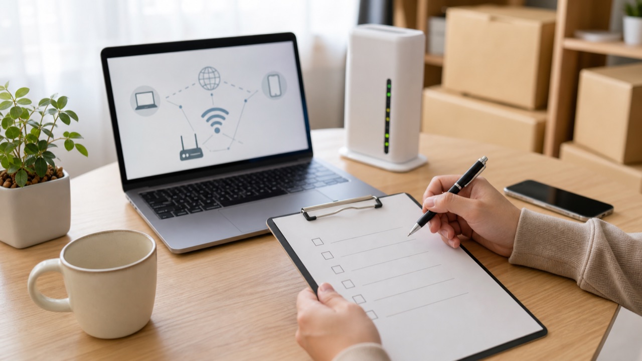 インターネット料金と契約条件を比較するイメージ