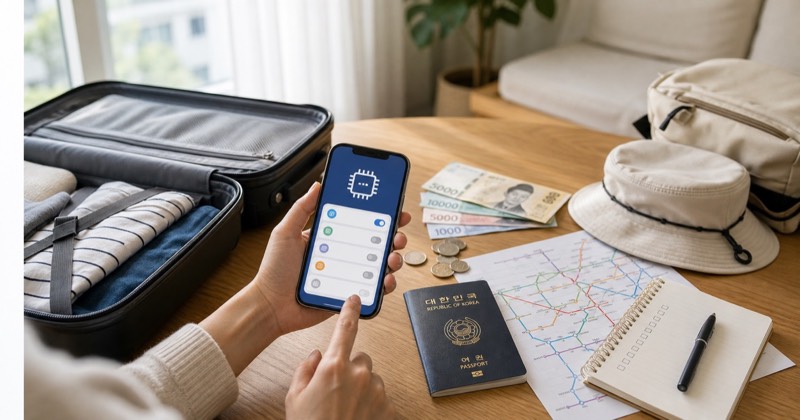 韓国旅行のeSIMは空港で買うべき？出発前に見る選び方のイメージ